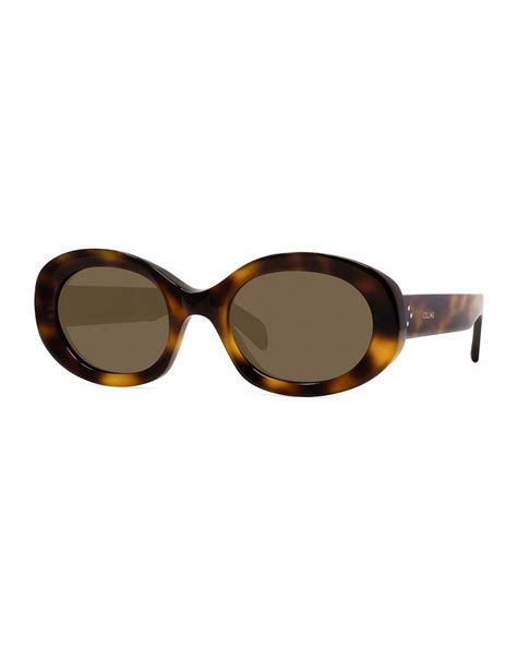 celine eyewear oval acetate sunglasses|are Celine sunglasses polarized.